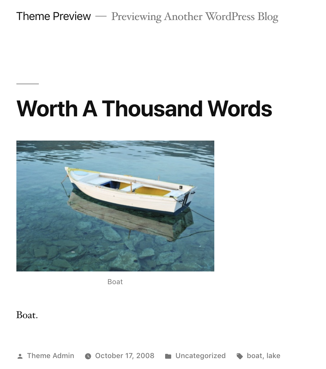 Domyślny Szablon WordPress na rok 2019