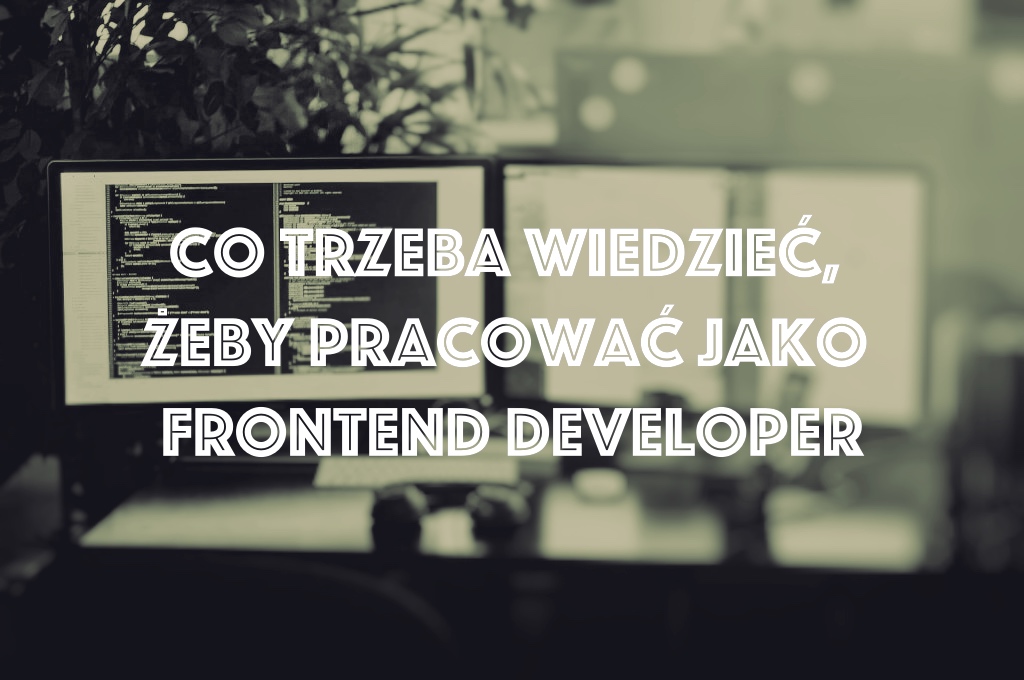 Praca jako Frontend Developer