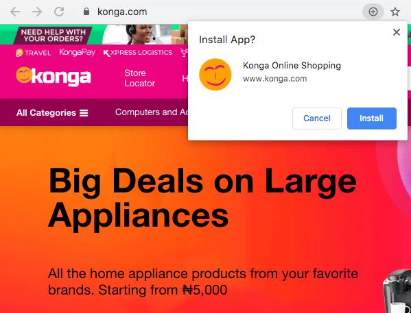 Instalacja PWA w Chrome na desktopie